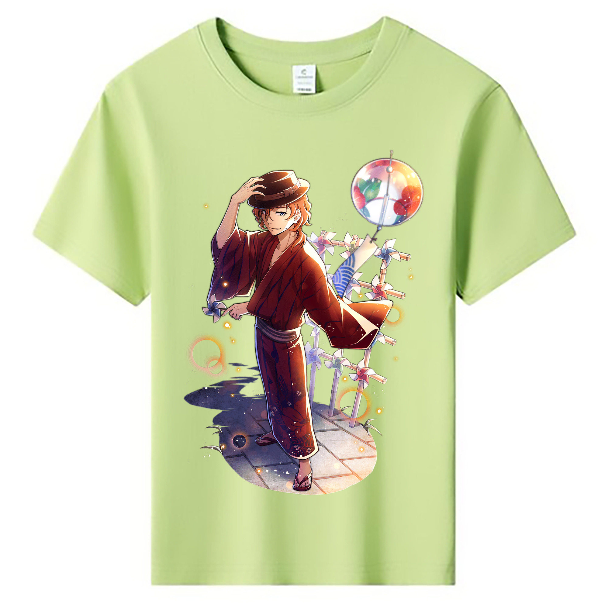 （画像用） 文豪ストレイドッグス Bungo Stray Dogs 綿100％キッズTシャツ（フロントプリント）